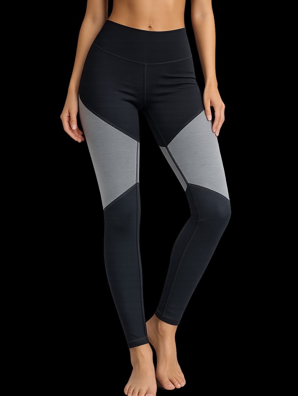 Old Navy Black Heather Active Wear Leggings